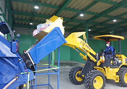 中継センター（プラスチックごみ積替え・保管施設）